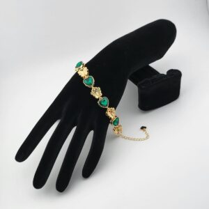 Emerald Butterfly Enchantment Bracelet