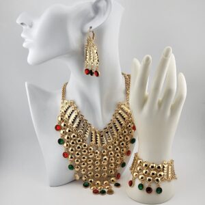 Safari Sunset Stone Jewelry Set