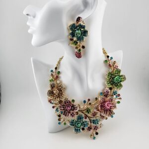 Rose Garden Bloom Jewelry Set