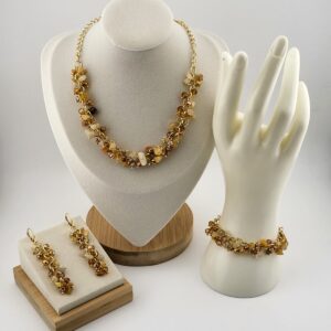 Earthy Elegance Stone Jewelry Set